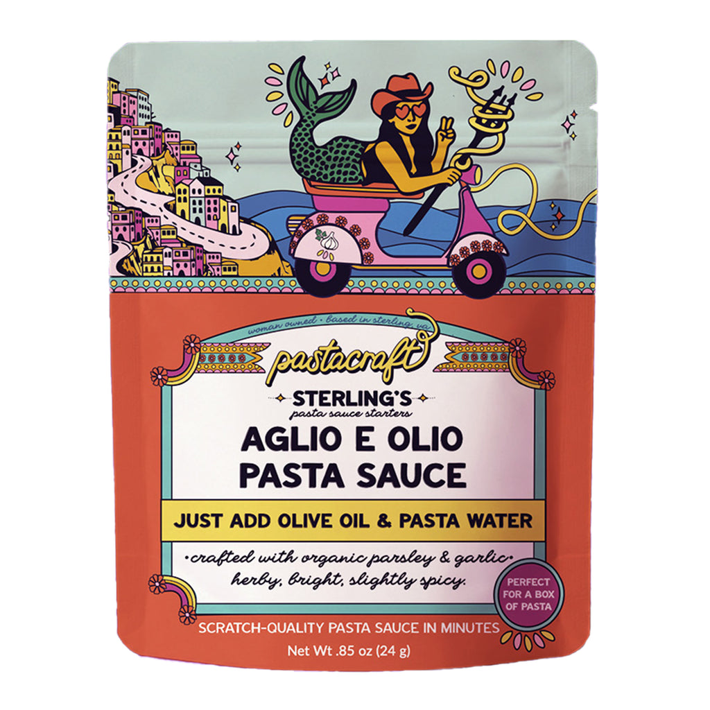 2 Pack- Organic Aglio E Olio Pasta Sauce Starter