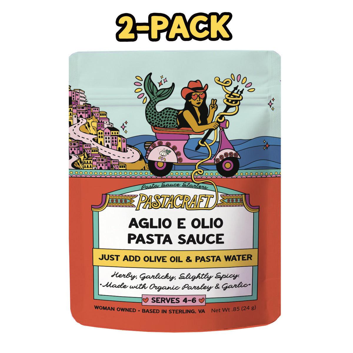 Aglio e Olio Pasta Sauce Starter 2-Pack