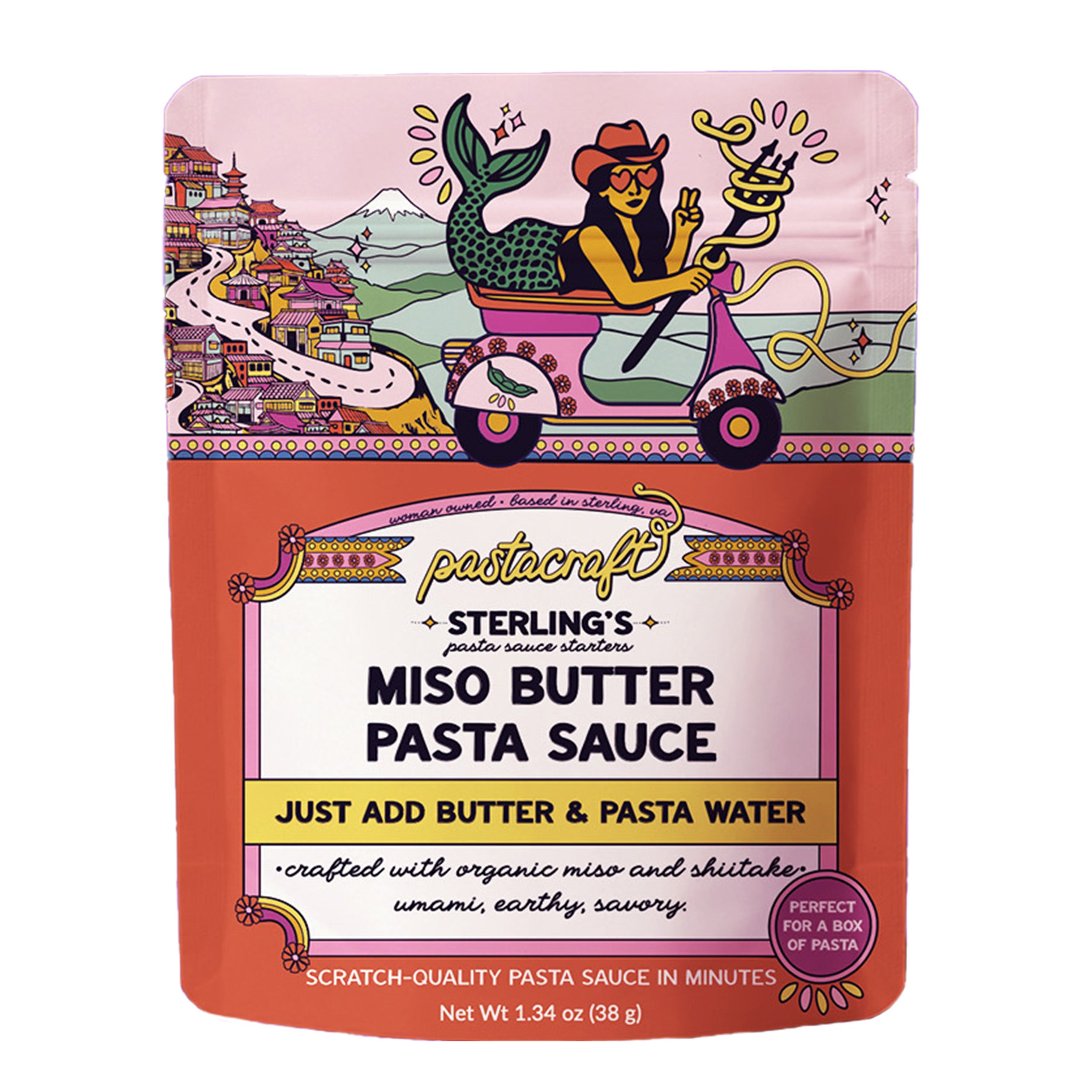 2 Pack- Organic Miso Butter Pasta Sauce Starter