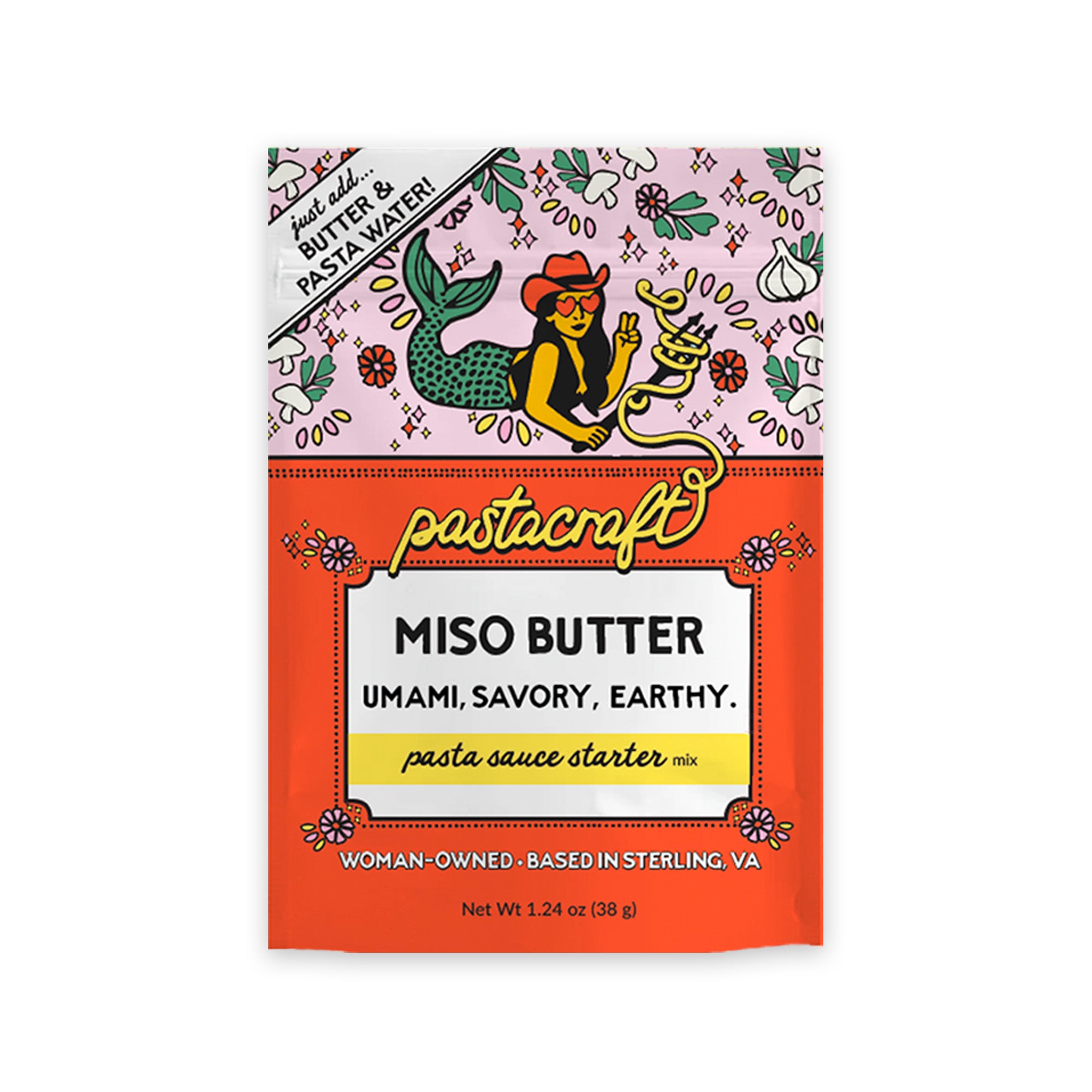 2 Pack- Organic Miso Butter Pasta Sauce Starter