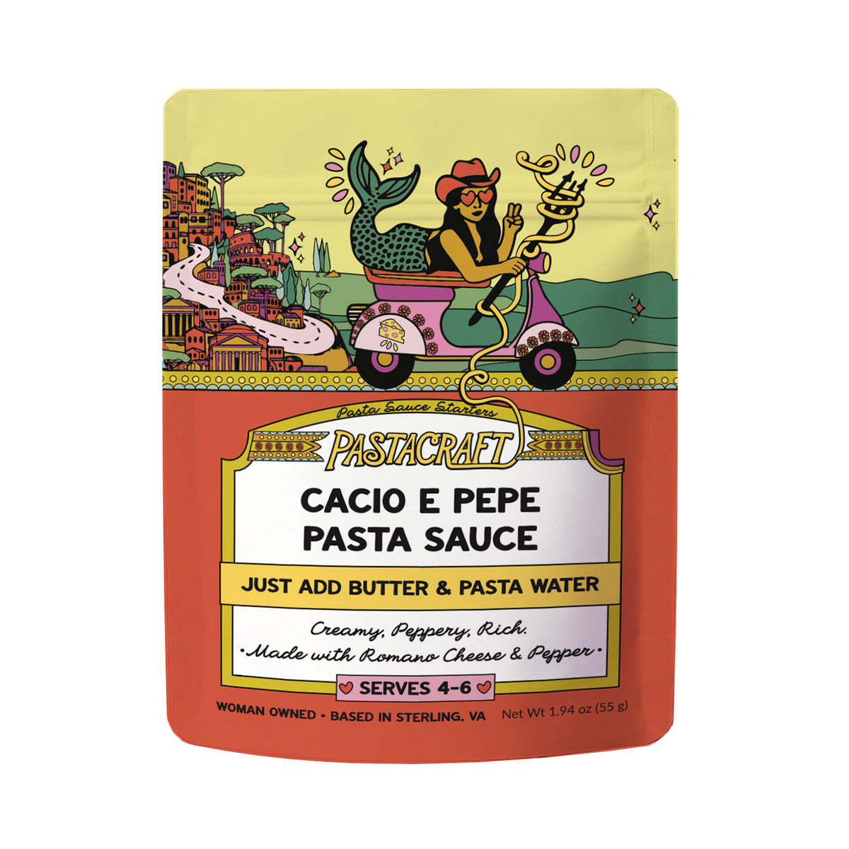 Cacio e Pepe Pasta Sauce Starter 2-Pack