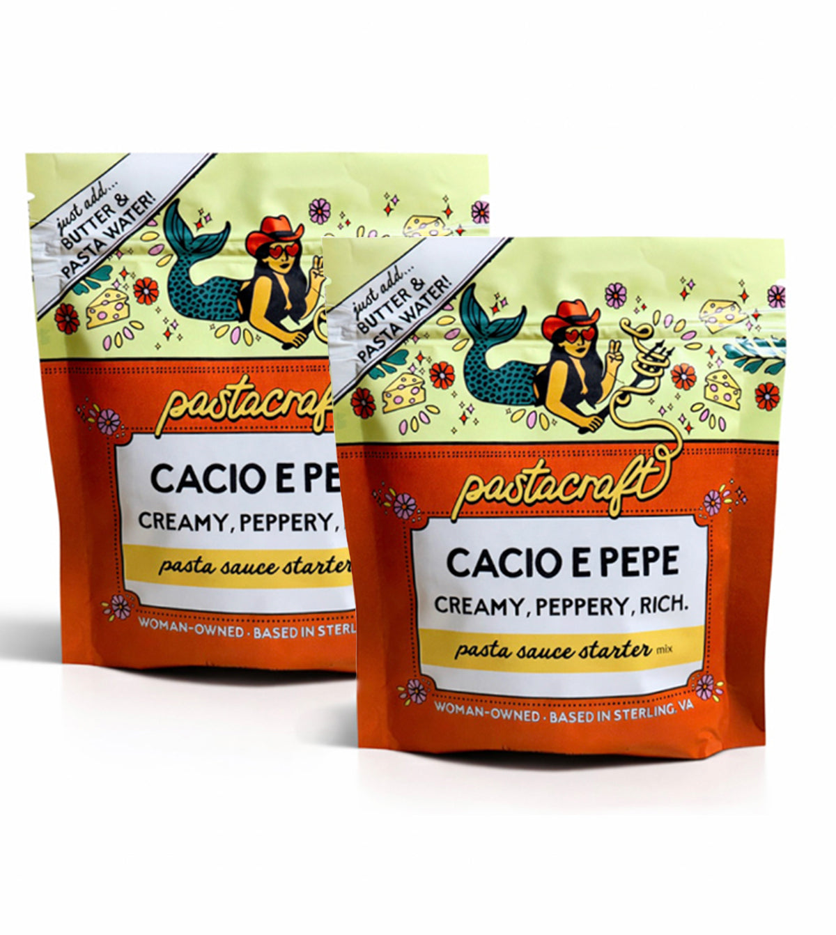 Organic Cacio E Pepe Pasta Sauce Starters (2 Pack)